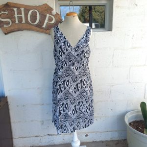Black and White Patterned Dress | 14