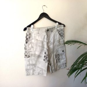 Taupe Patterned Shorts | 32