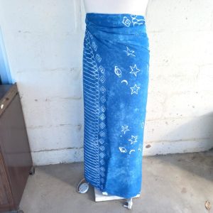 Blue and White Sarong