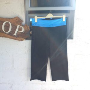 Black and Blue Gym Tights | Large