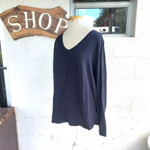 Navy Blue Long Sleeve | XXXL