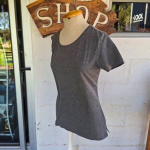 Grey Vee Neck T-shirt | Medium