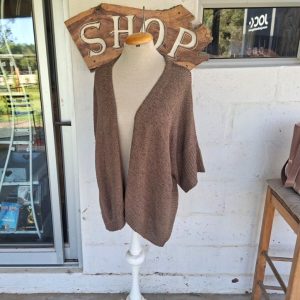 Brown Knit Jersey | Large
