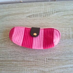 Pink Fabric Glasses Pouch
