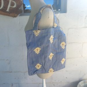 Blue Fabric Bag