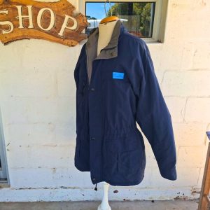 Navy Fleece Lined Jacket | Large