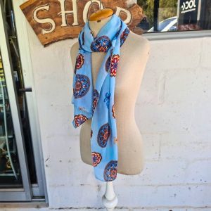 Blue Scarves