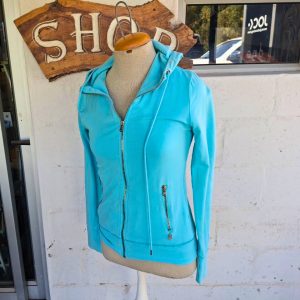 Blue Zip Up Hoodie | Small