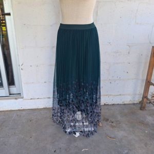 Green Tulle Skirt | Small