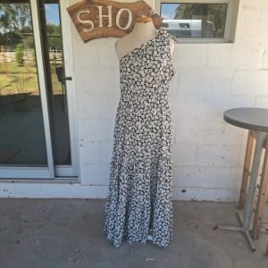 Flower Off-Shoulder Dress | XL