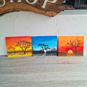 3 x Acrylic Artwork