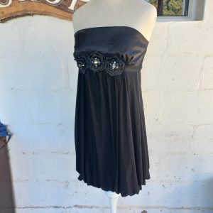 Black Boobtube Cocktail Dress | 12