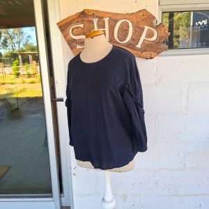 Black Blouse with Sleeve Detail | 12