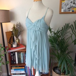 Mint Chiffon Dress | Small