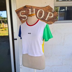 Colourful Black Colour T-shirt | Large