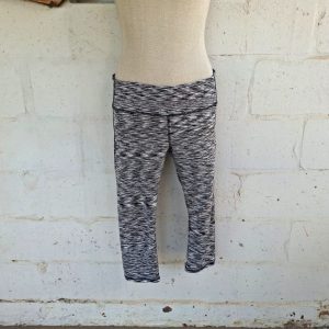 Black and White Gym Tights | Large