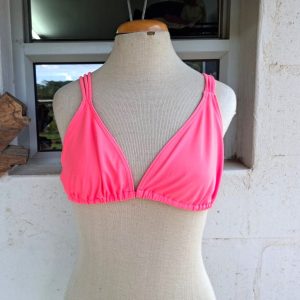 Bright Pink Bikini Top | XXL