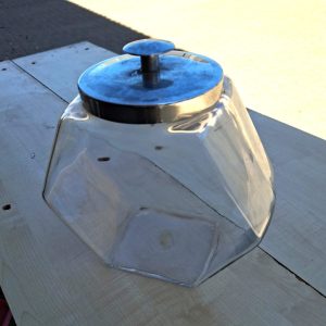 Large Glass Cookie Jar