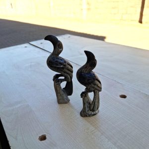 Carved Stone Bird Ornaments