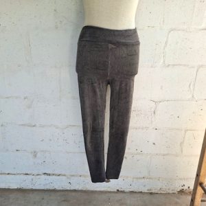 Charcoal Corduroy Leggings | Small