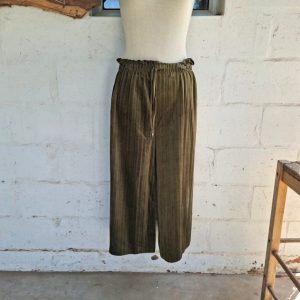 Green Velvet Pants | 34