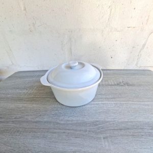 White Serving Dish with Lid