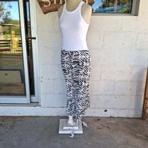 Zebra Print Skirt | Small