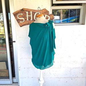 Designer Green Blouse | Small