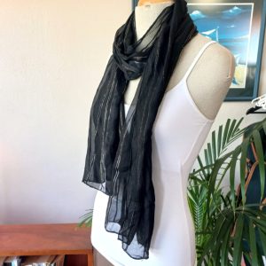 Black and Gold Scarf