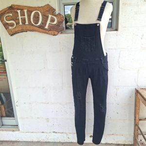 Black Dungarees | Small