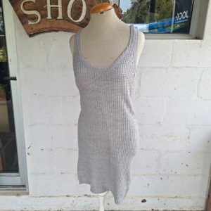 Grey Knit Dress | Medium