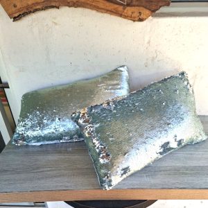 Blue Sequins Scatter Cushions