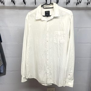 White Cotton Shirt | Large