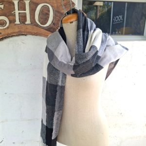 Black and Grey Shawl/Scarf