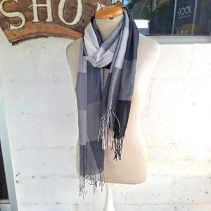 Grey Cashmere Scarf