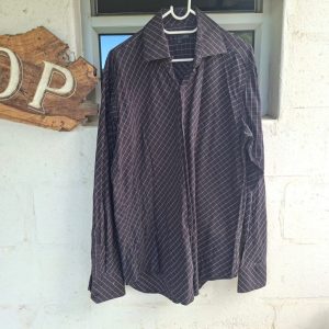 Black Checked Shirt | Large