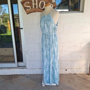 Green Leaf Print Dress | 18