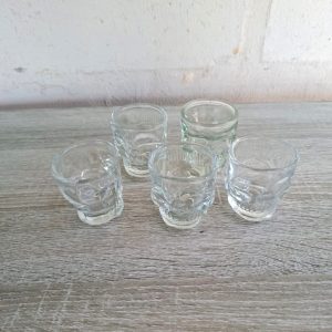 5 x Skull Shot Glasses