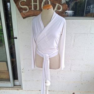 White Wrap Top | Large