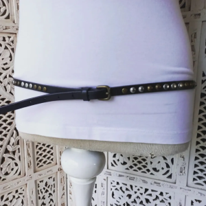 Skinny Studded Belt