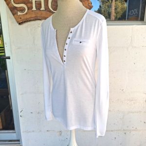 White Long Sleeve Top | 8
