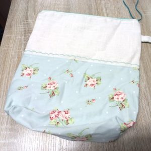 Blue Zip Up Bag