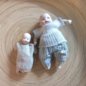 2 x Porcelain Dolls