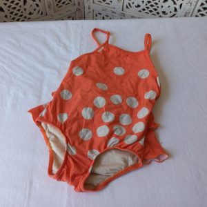 Orange and White Polka Dot Costume | 1 Year