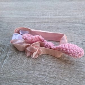2 x Pink Flower Headbands
