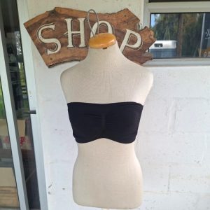 Black Boob Tube Bra | Medium to Large