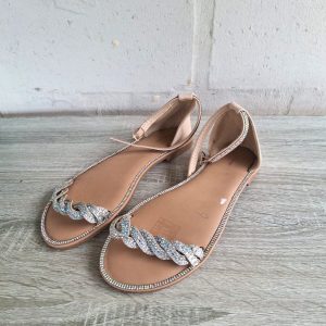 Tan and Sparkle Sandals | 8