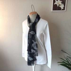 Black and Grey Scarf