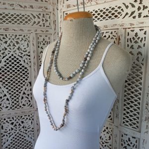 Painted Seed Necklace