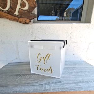 Perspex Card Box